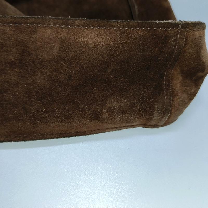 Chanel Tote Mini Brown Suede 1996-1997 10