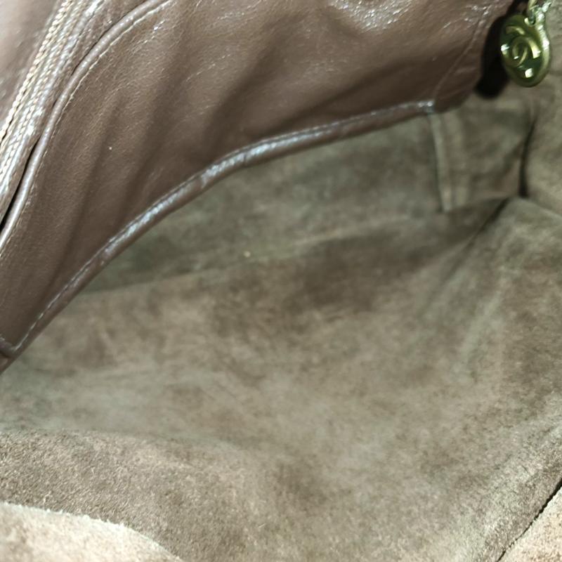 Chanel Tote Mini Brown Suede 1996-1997 12