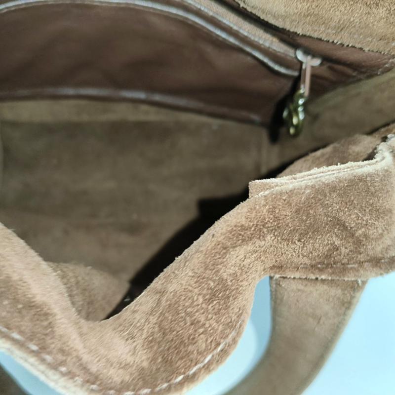 Chanel Tote Mini Brown Suede 1996-1997 5