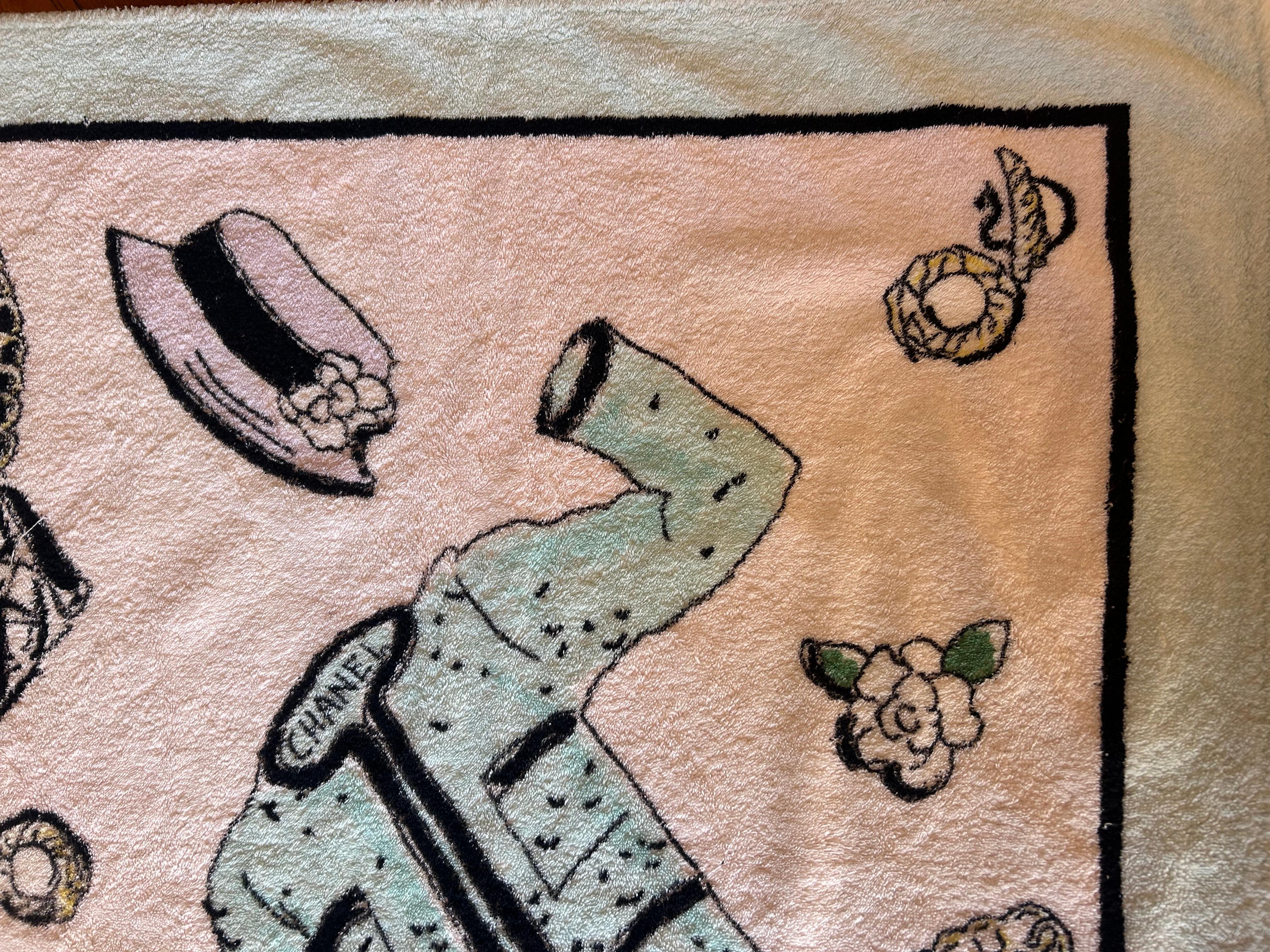 Beige Chanel Towel 