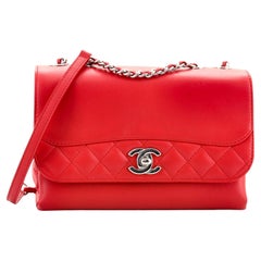 Chanel Tramezzo Flap Bag Calfskin Small