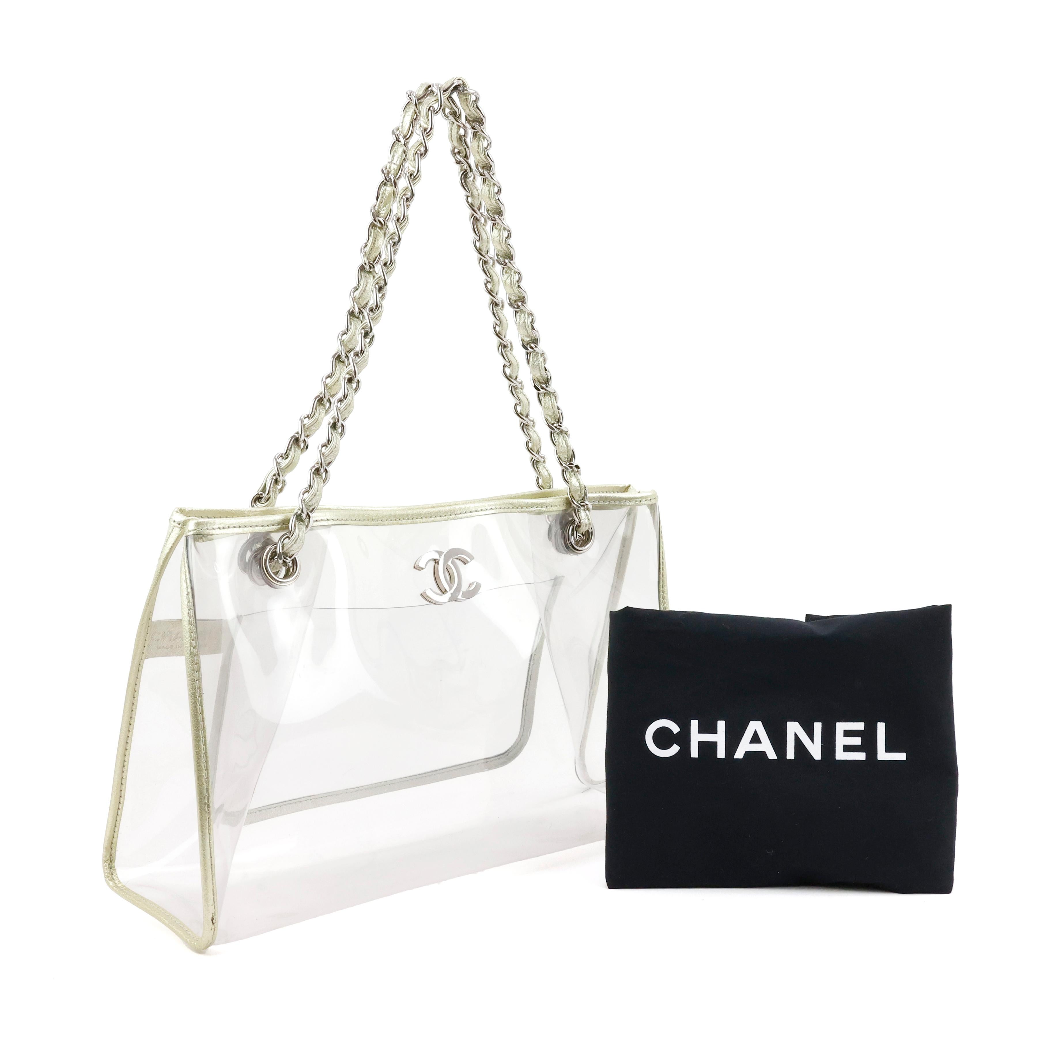 Women's Chanel Transparent Chain Bag For Sale