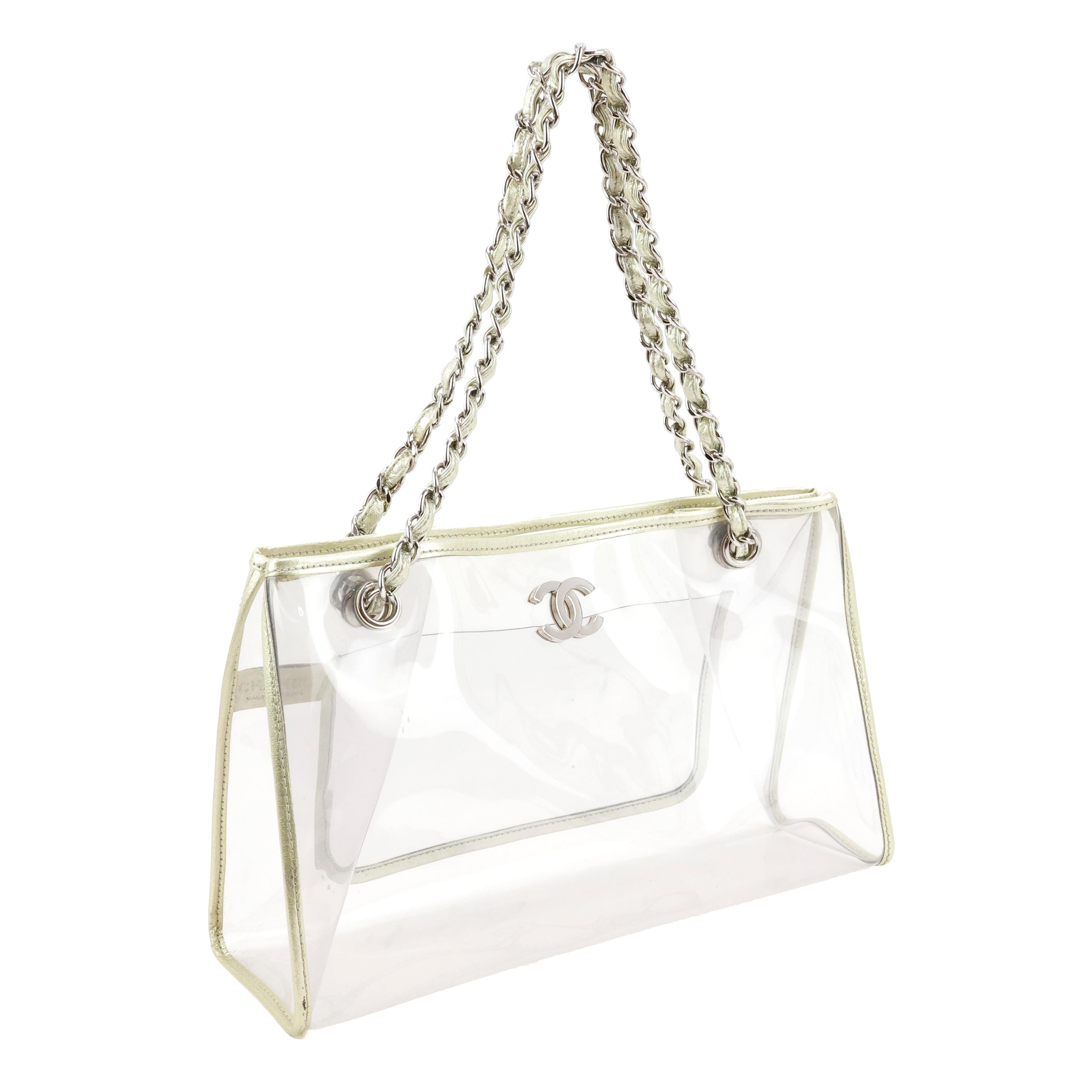 Chanel Transparent Chain Bag For Sale 1