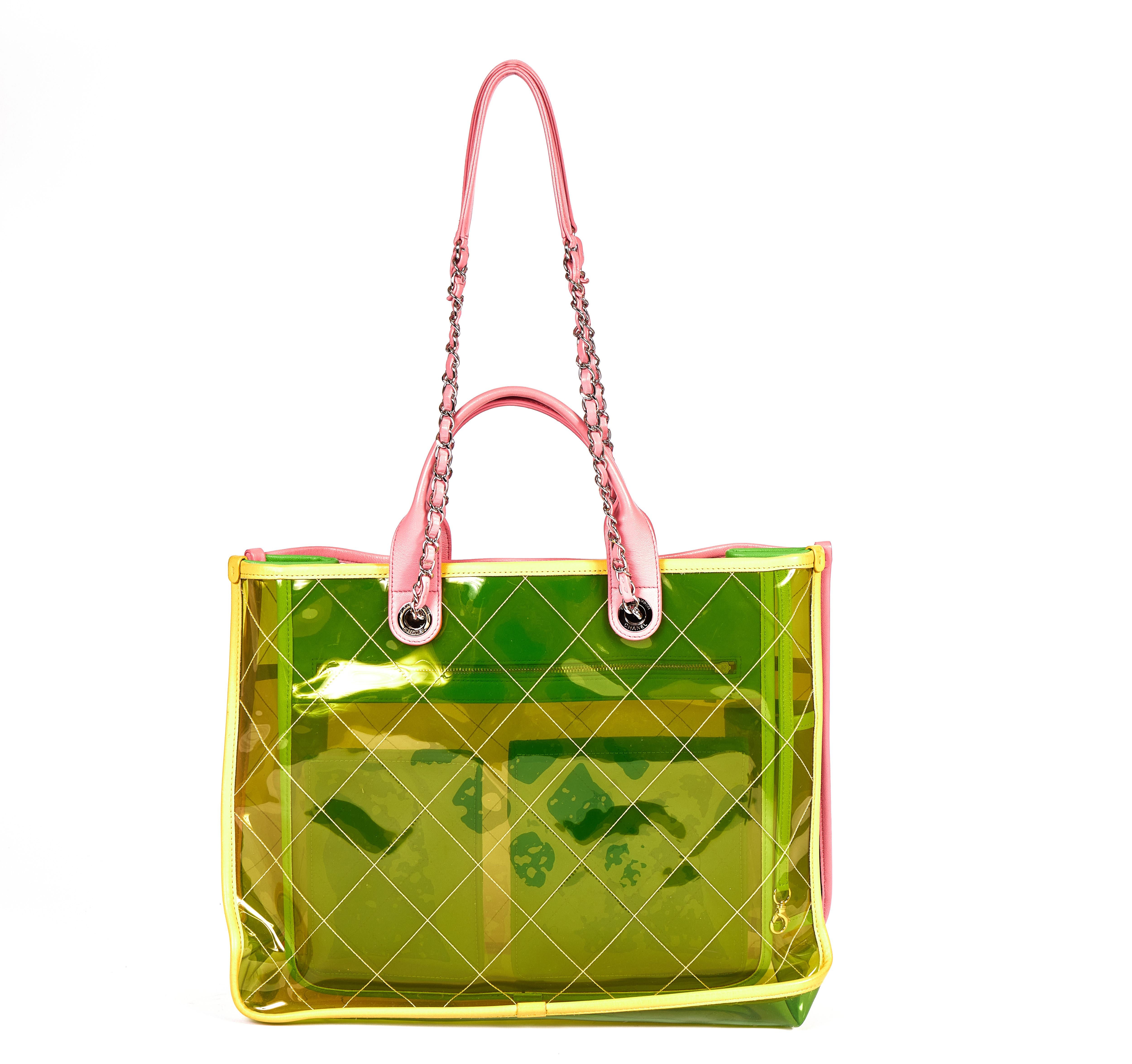 Chanel Transparent Coco Colorful Bag at 1stDibs | chanel transparent ...