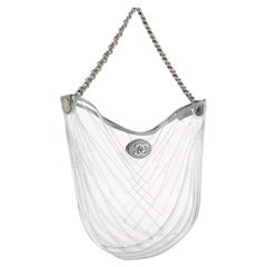 Chanel Transparente Tropfen-Tragetasche aus klarem PVC