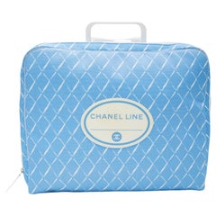 Chanel Travel bag Briefcase Light Blue