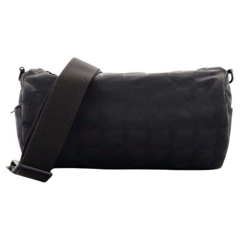 Chanel Travel Line Barrel Bag Nylon Small