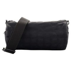 Chanel Travel Line Barrel Bag Nylon Small