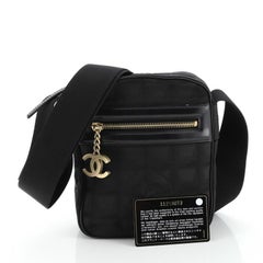 Chanel Travel Line Crossbody Bag Nylon Mini