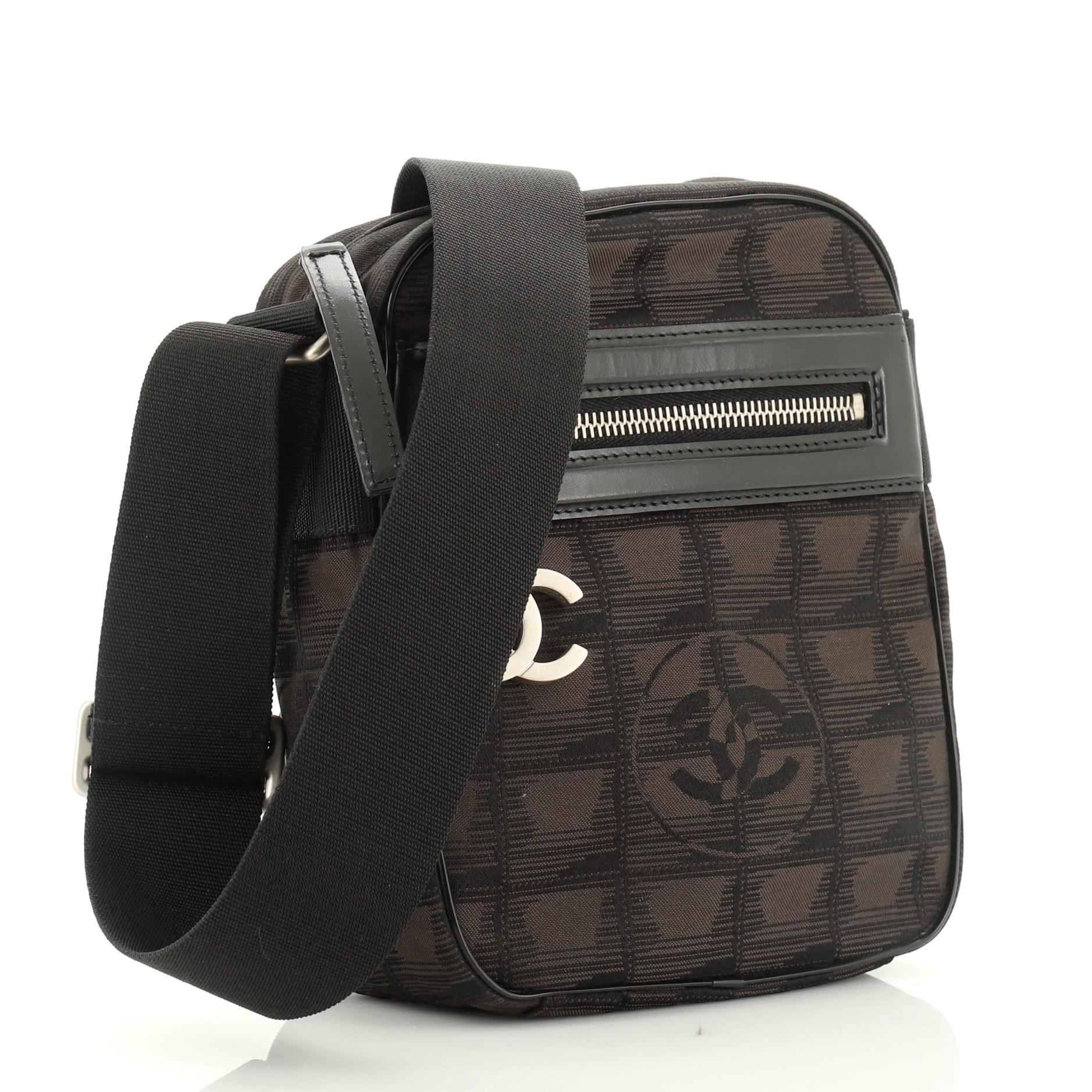 Chanel Travel Line Crossbody Bag Nylon Mini at 1stDibs | chanel nylon ...