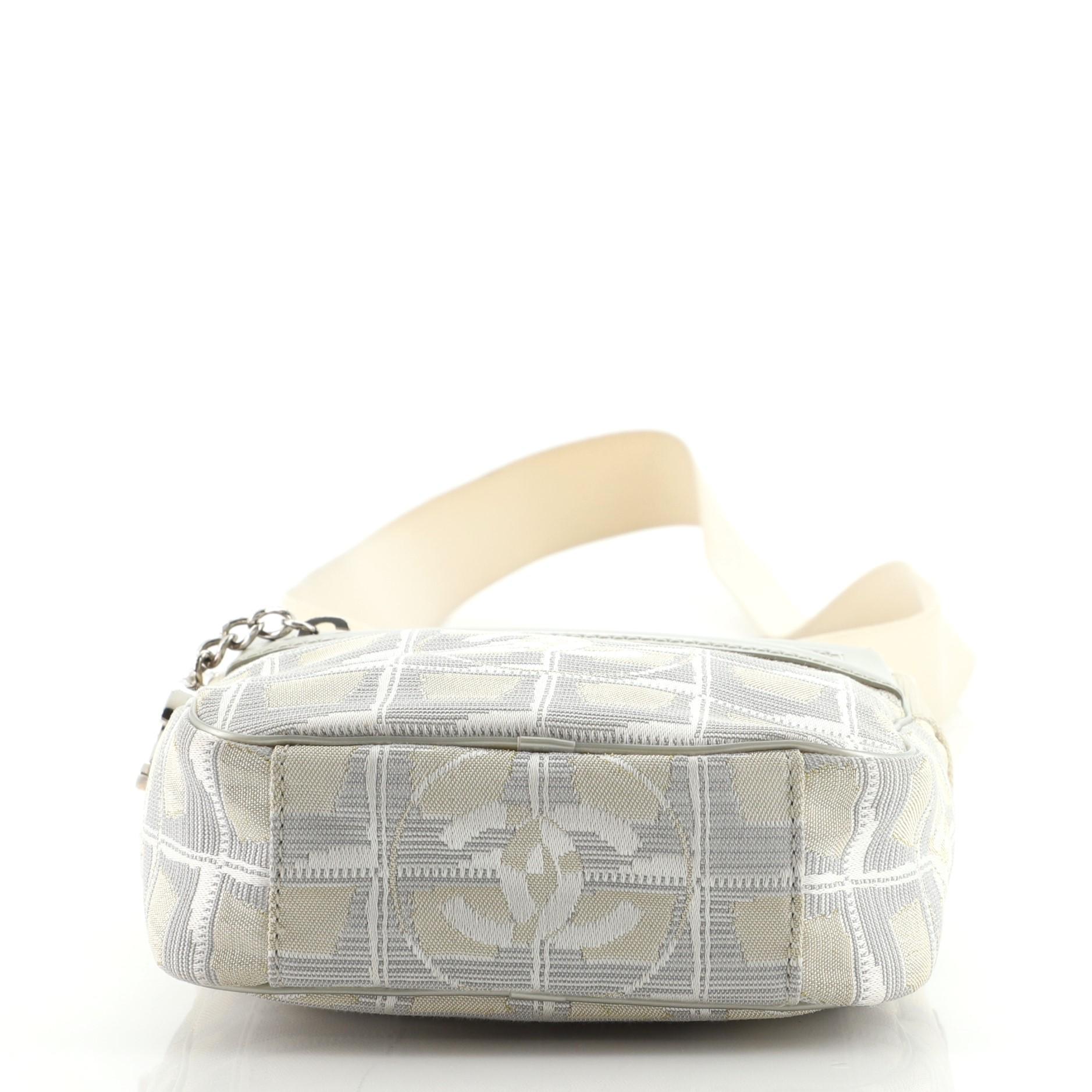Women's or Men's Chanel Travel Line Crossbody Bag Nylon Mini