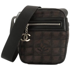 Chanel Travel Line Crossbody Bag Nylon Mini 