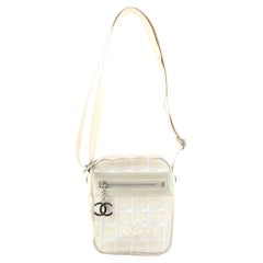Chanel Travel Line Crossbody Bag Nylon Mini