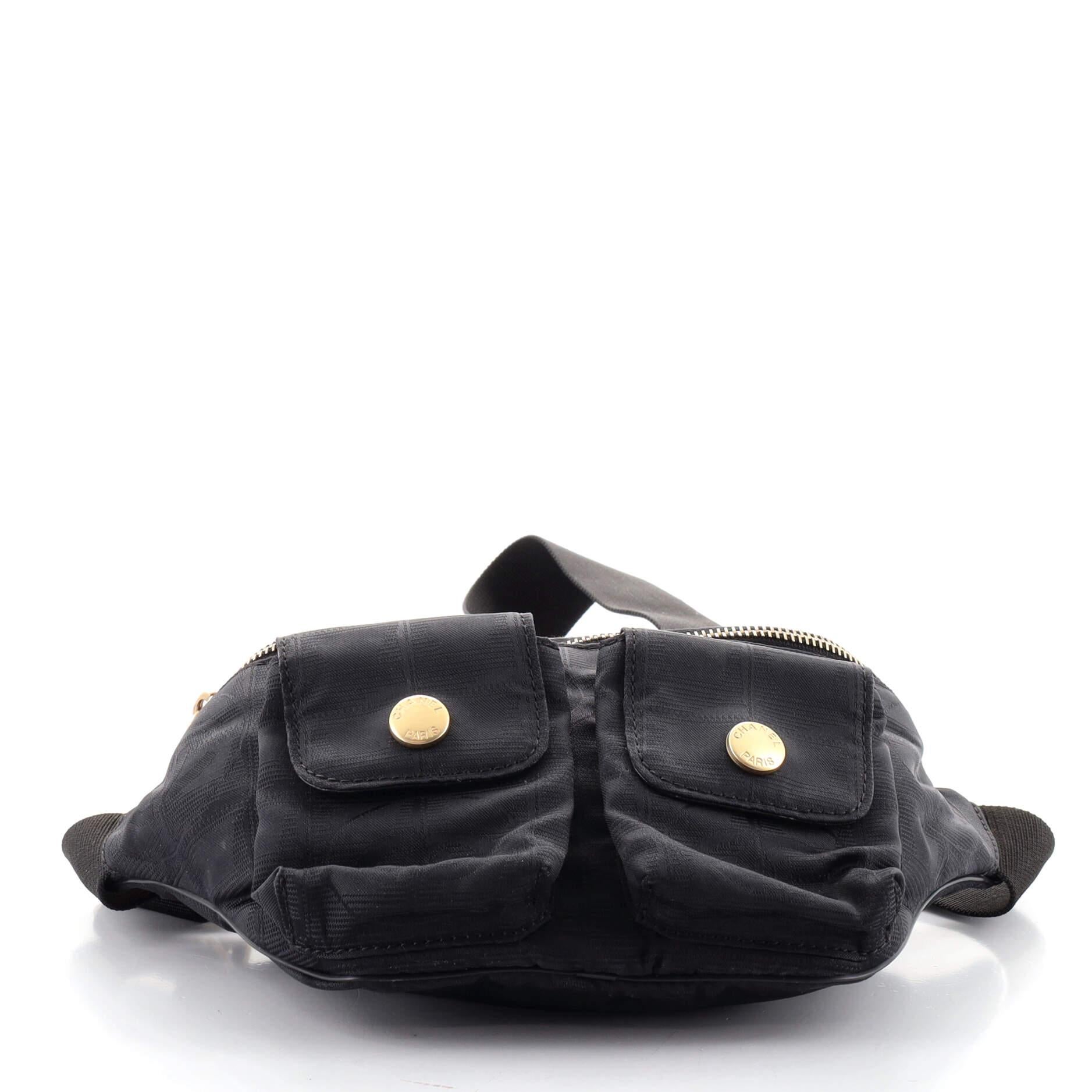 chanel nylon belt bag