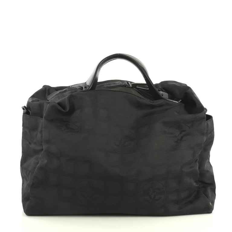 Chanel Travel Line Duffle Bag Nylon Medium at 1stDibs