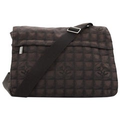 Chanel Travel Line Messenger Bag Nylon Large