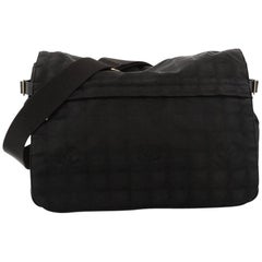 Chanel Travel Line Messenger Bag Nylon Large