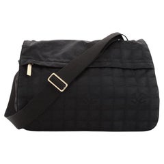 Chanel Travel Line Messenger Bag Nylon Large