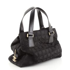 Chanel Travel Line Top Handle Bag Nylon Medium