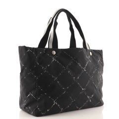 Chanel Travel Line Tote Printed Nylon Large