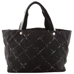 Chanel Travel Line Tote Printed Nylon Large