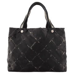 Chanel Travel Line Tote Printed Nylon Large