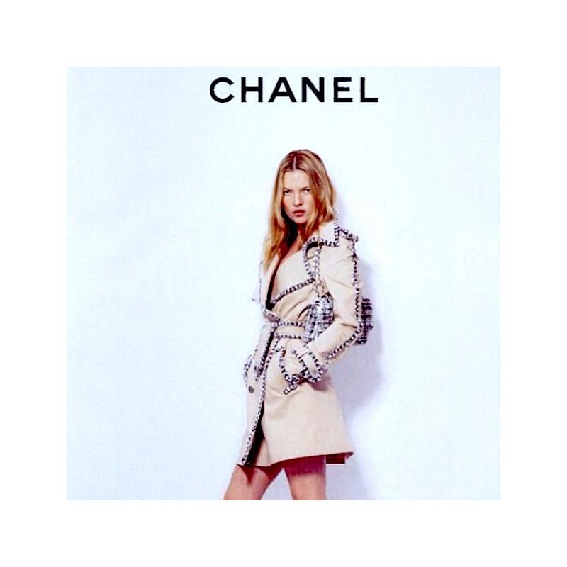 Women's Chanel Trench Coat Size FR44 Spring 2004