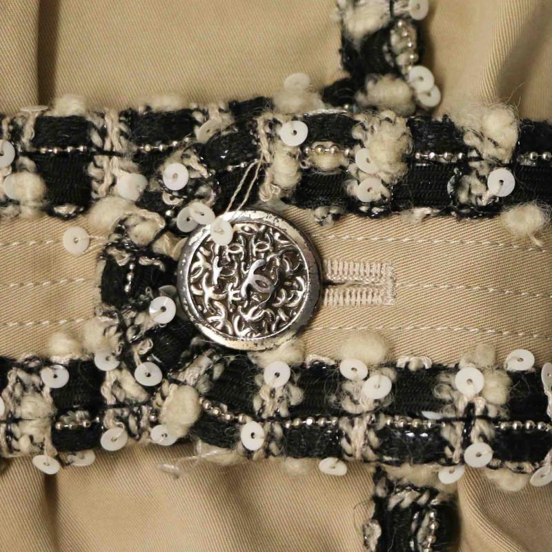 Chanel Trench Coat Size FR44 Spring 2004 5