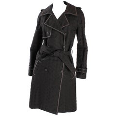 Chanel Trenchcoat - black/silver Runway