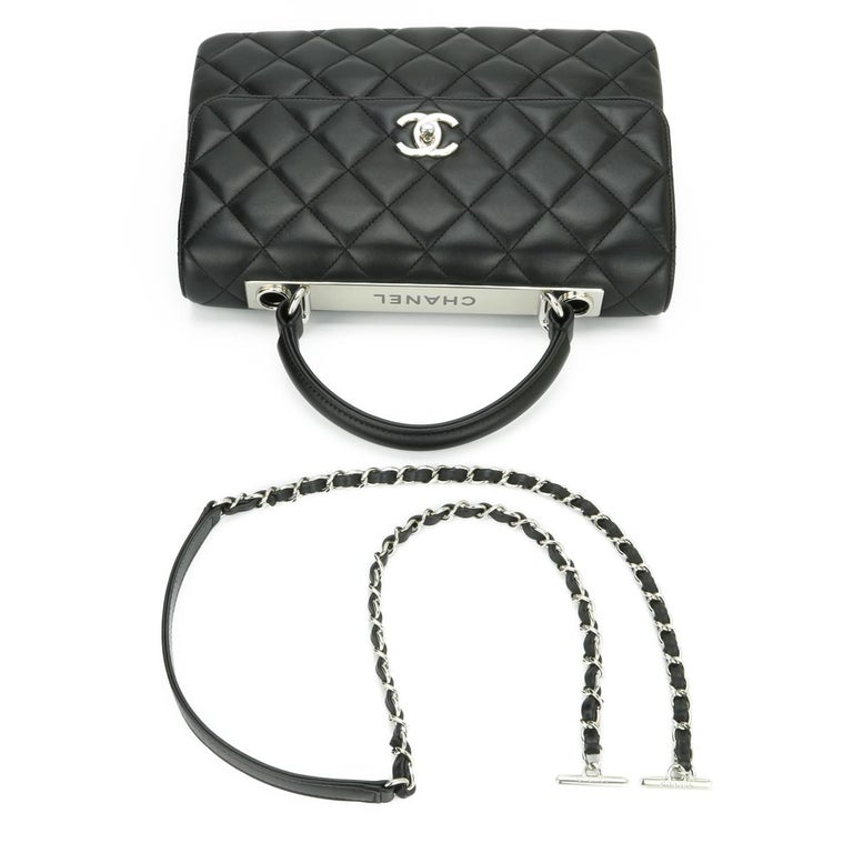 CHANEL 22C Small Trendy CC in Black Lambskin, ROSE GOLD Hardware - NWT and  Accs