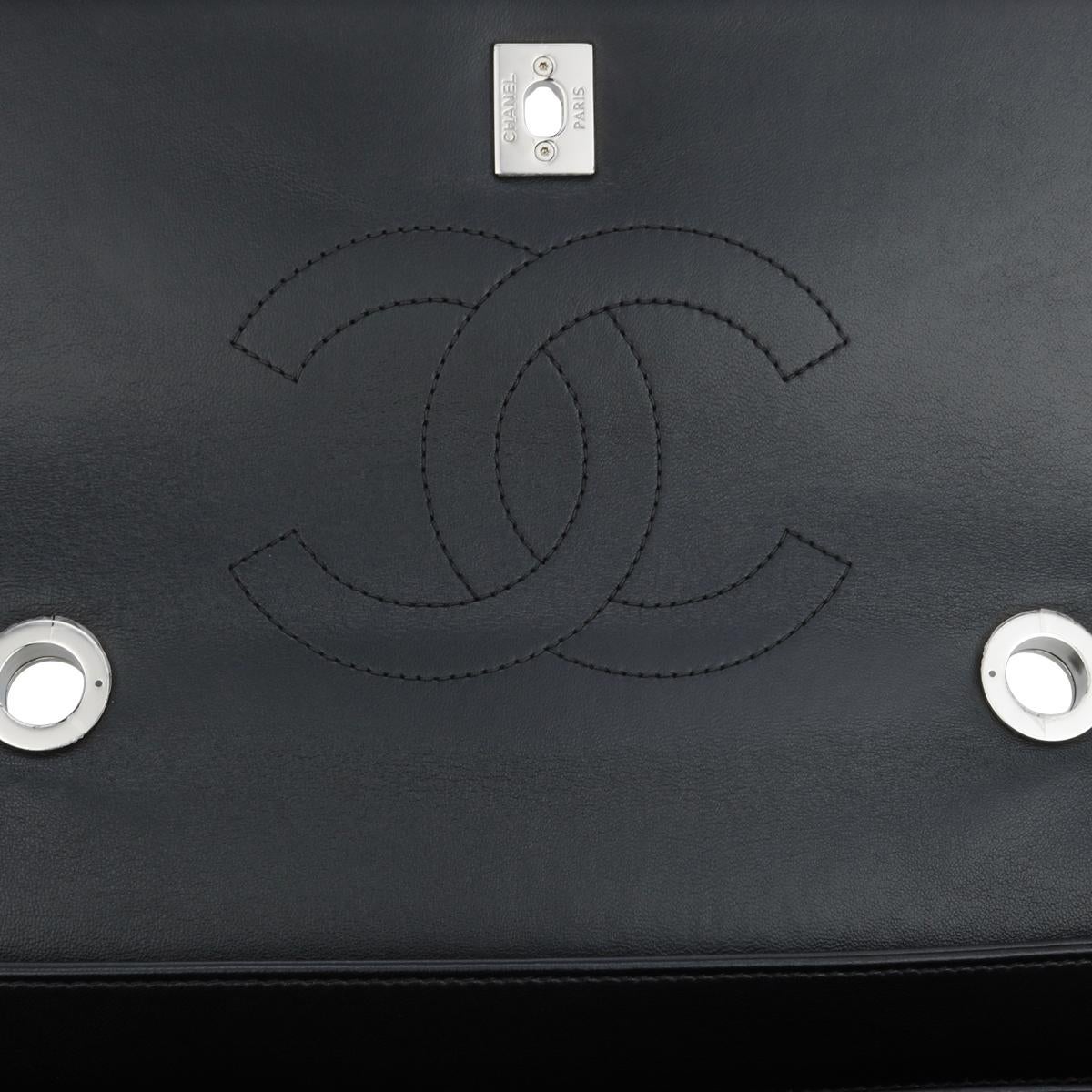 CHANEL Trendy CC Bag Medium Black Lambskin Silver Hardware 2017 6