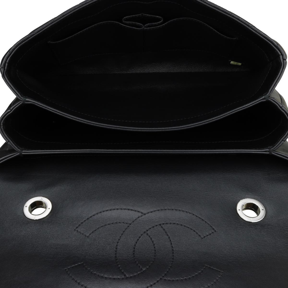 CHANEL Trendy CC Bag Medium Black Lambskin Silver Hardware 2017 8