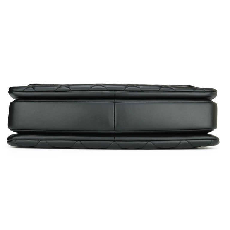 Chanel Large Trendy CC Bag SO Black Lambskin Black Hardware