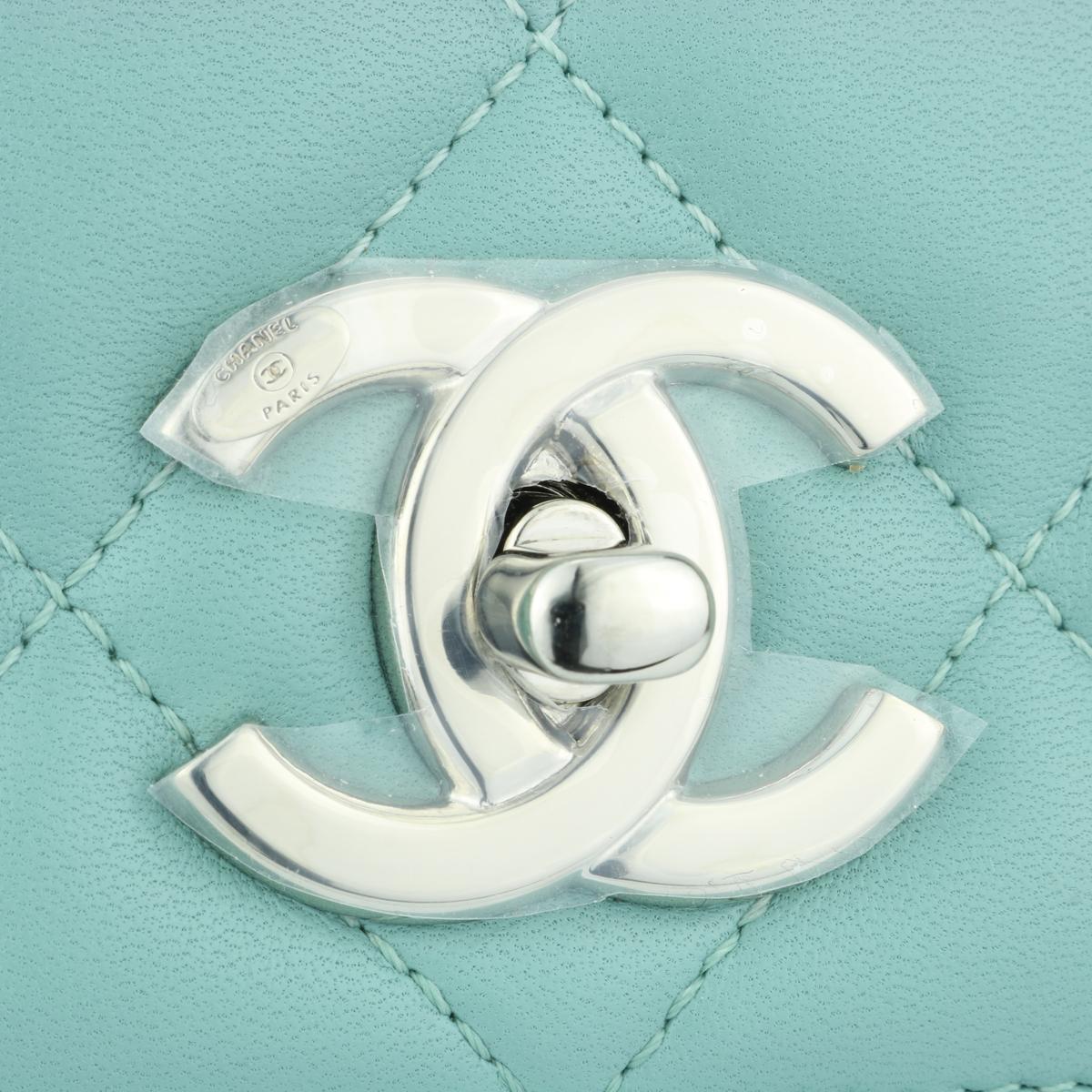 chanel mint green bag
