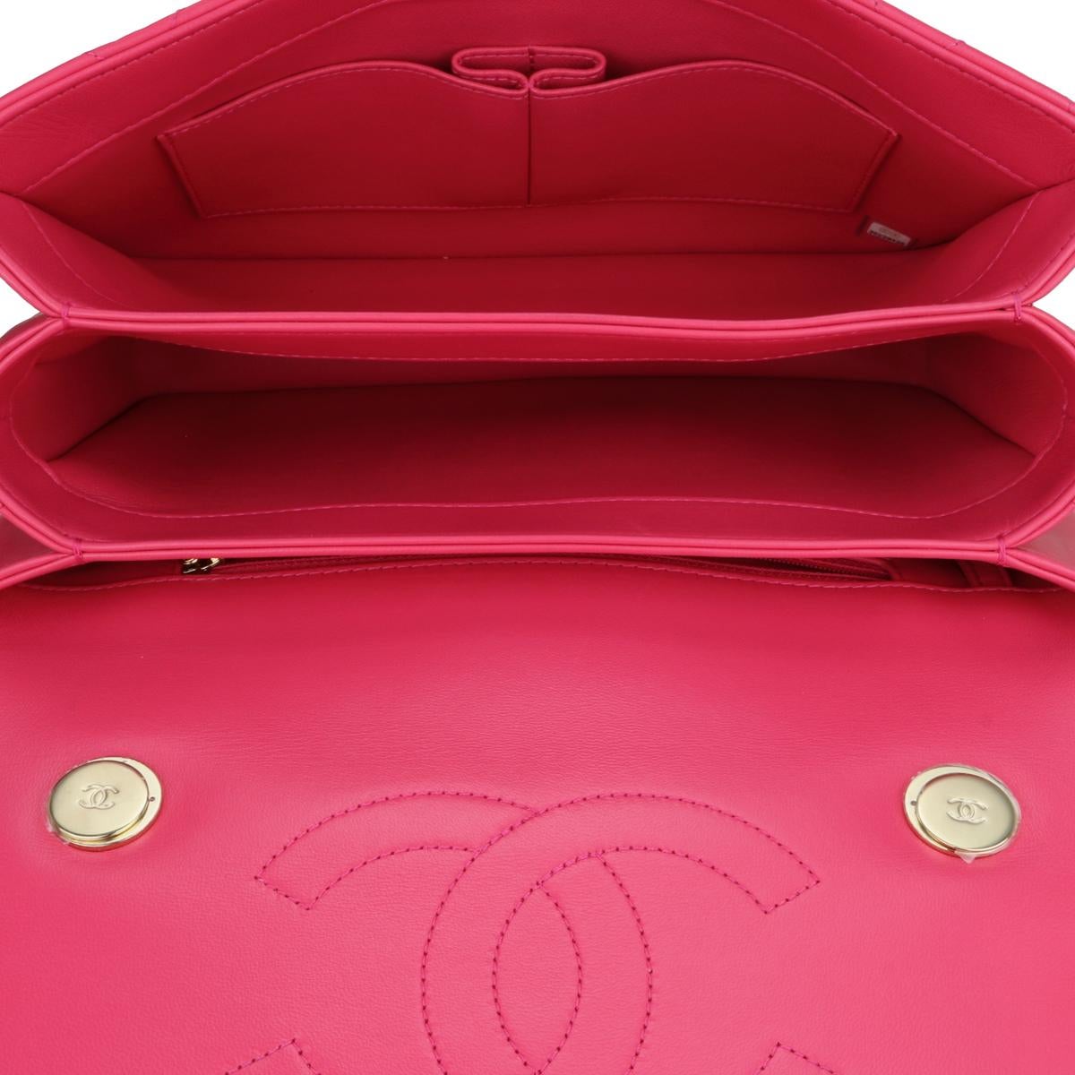 CHANEL Trendy CC Bag Medium Pink Lambskin with Light Gold Hardware 2020 7