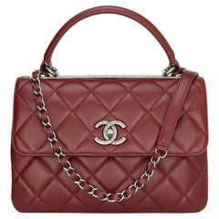 chanel lambskin quilted small trendy cc dual handle flap bag