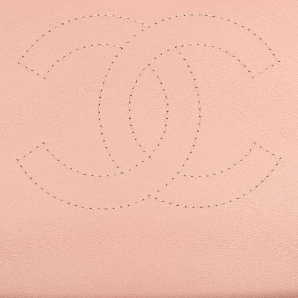CHANEL Trendy CC Bag Small Chevron Light Pink Lambskin with Light Gold HW 2018 7