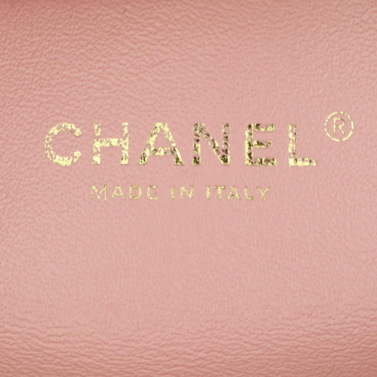 CHANEL Trendy CC Bag Small Chevron Light Pink Lambskin with Light Gold HW 2018 8