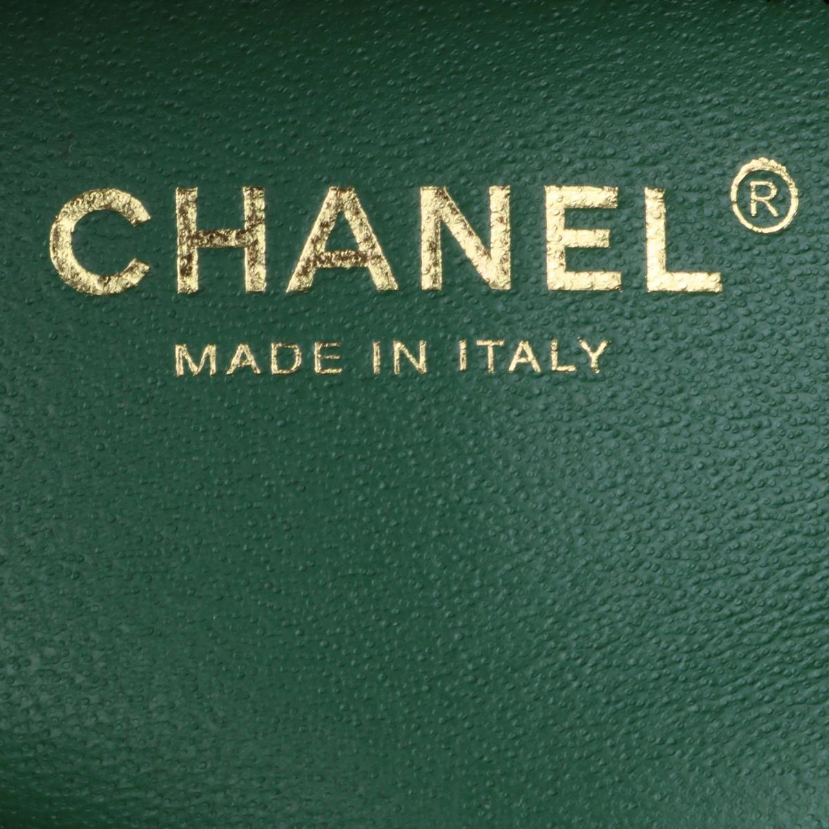 CHANEL Trendy CC Bag Small Large Quilt Green Lambskin Gold Hardware 2019 8