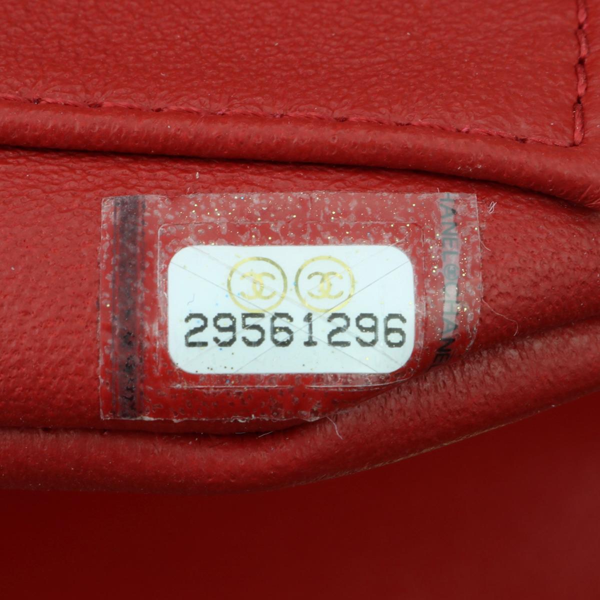 CHANEL Trendy CC Bag Small Red Lambskin with Light Gold Hardware 2020 9