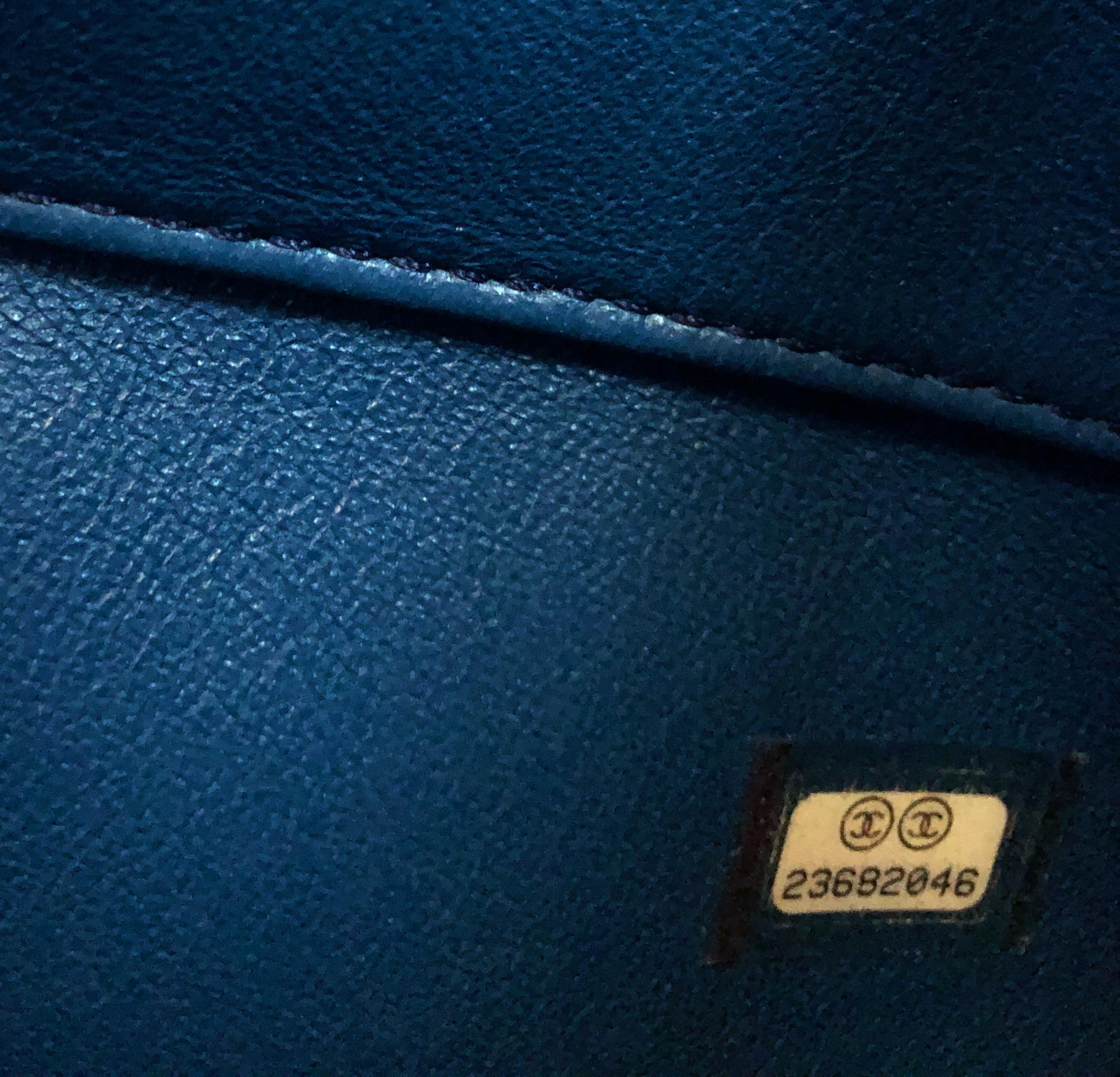 Chanel Trendy CC Blue Denim Top Handle Bag 9