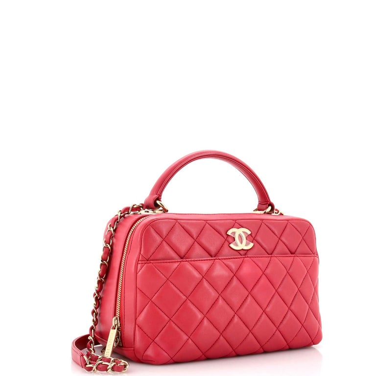 Chanel Trendy CC Bowling Bag Quilted Lambskin Mini