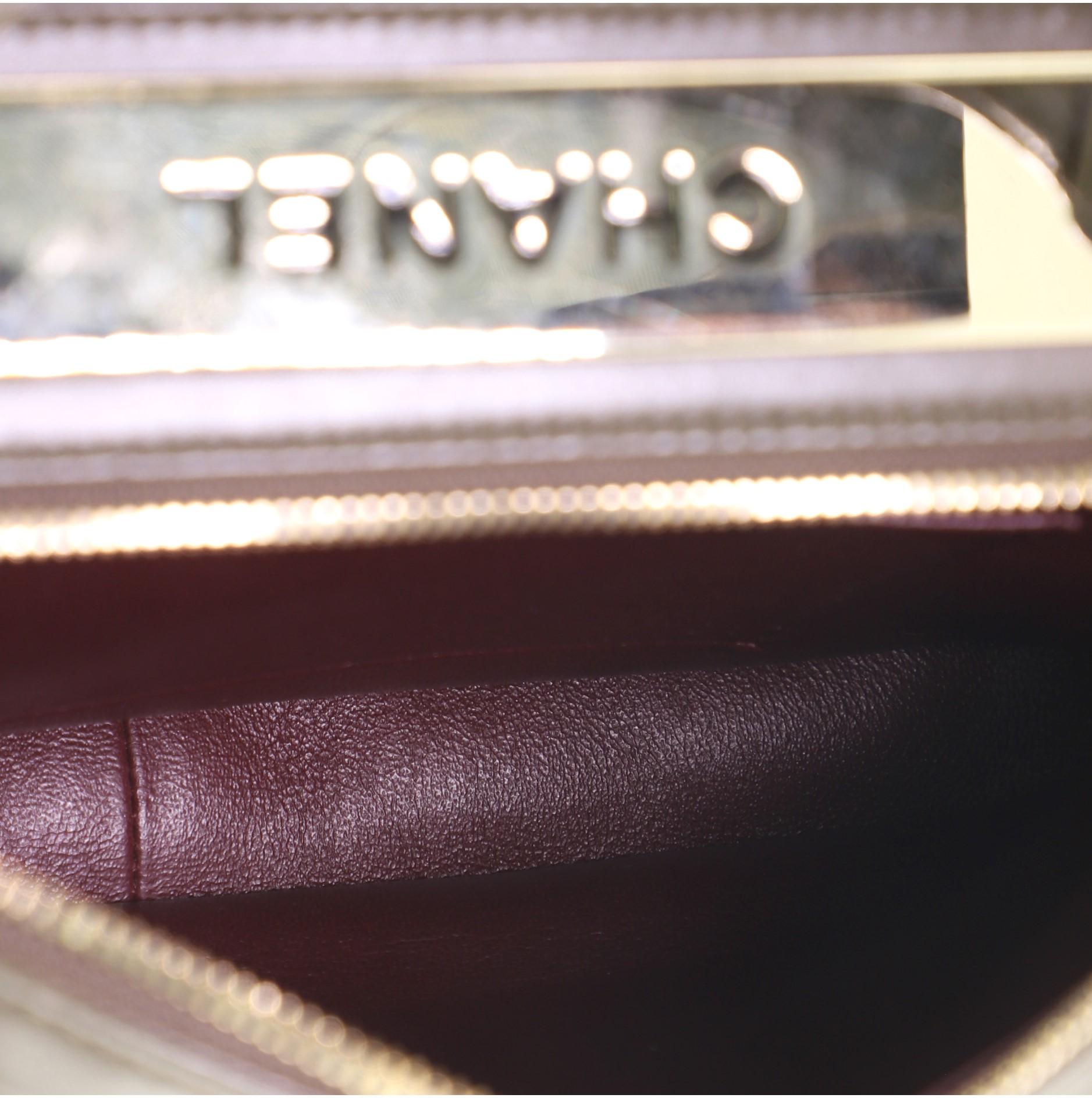 Chanel Trendy CC Bowlingtasche aus gestepptem Lammfell Medium für Damen oder Herren