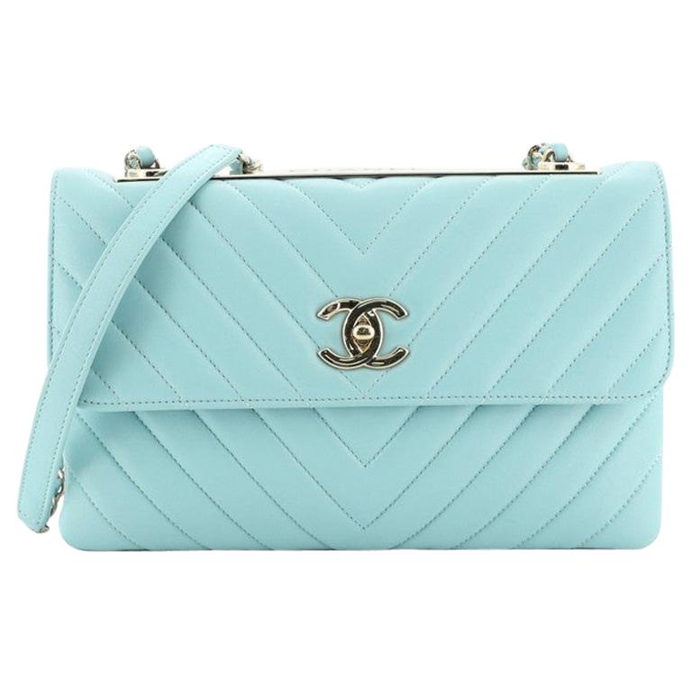 Chanel Trendy CC Flap Bag Chevron Lambskin Medium at 1stDibs