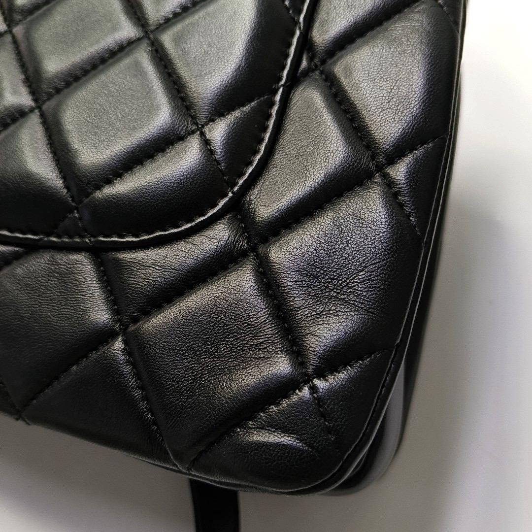 Chanel Trendy CC Small Black Lambskin Leather Gold Hardware 8