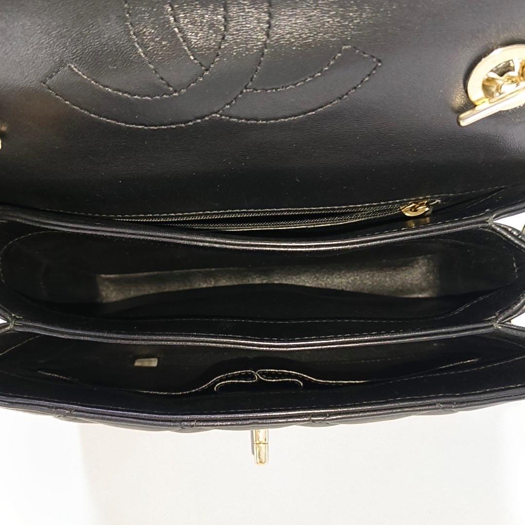 Chanel Trendy CC Small Black Lambskin Leather Gold Hardware 1