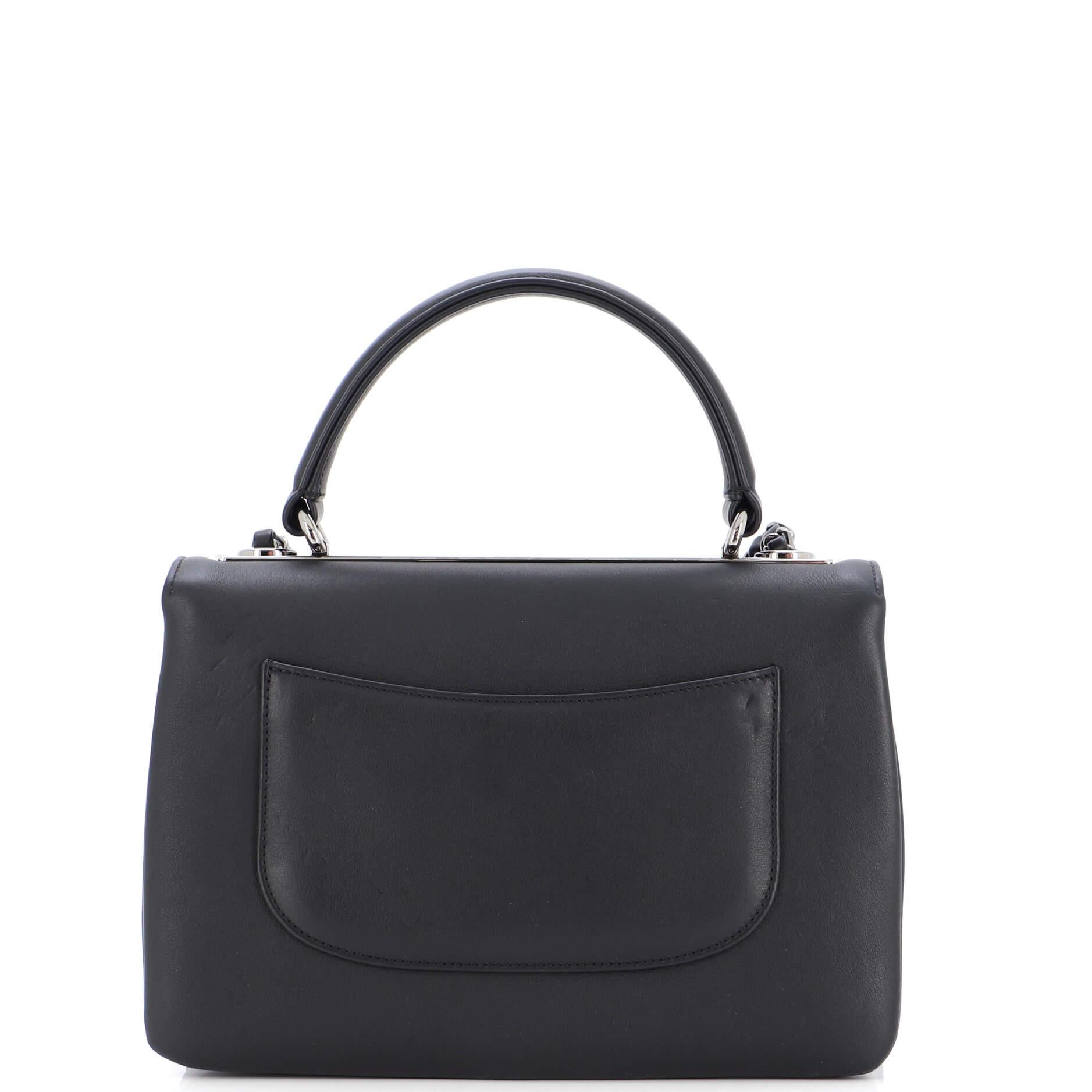 Women's Chanel Trendy CC Top Handle Bag Calfskin Small