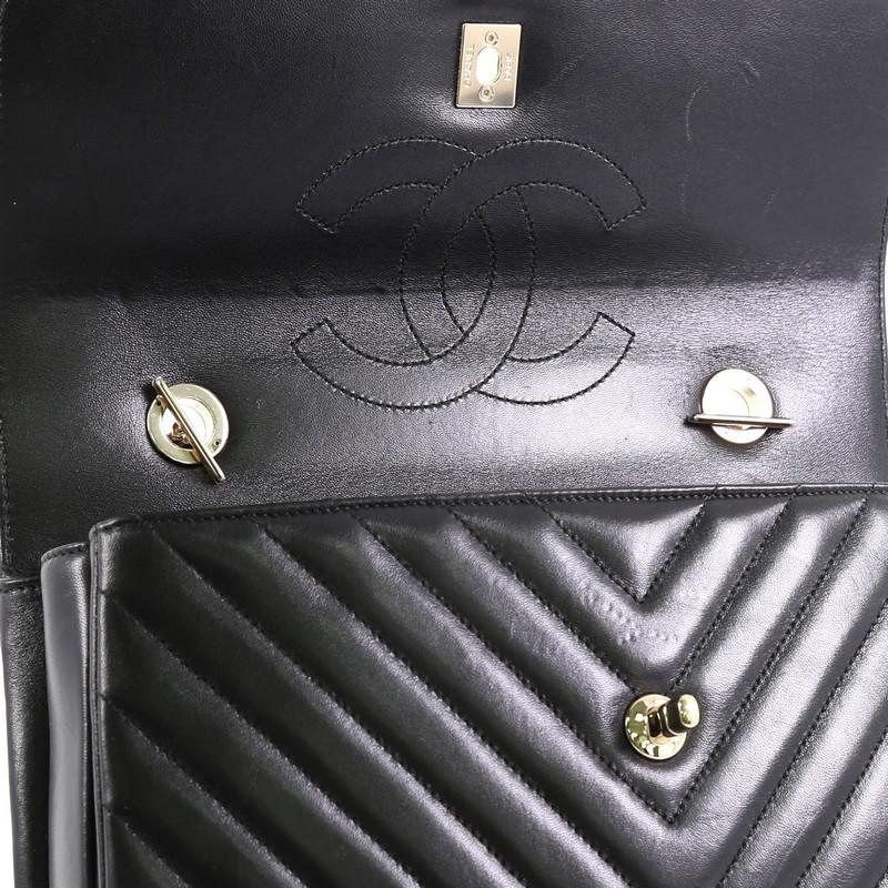 Chanel Trendy CC Top Handle Bag Chevron Lambskin Medium 1