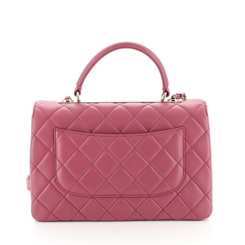 Pink Chanel Trendy CC Top Handle Bag