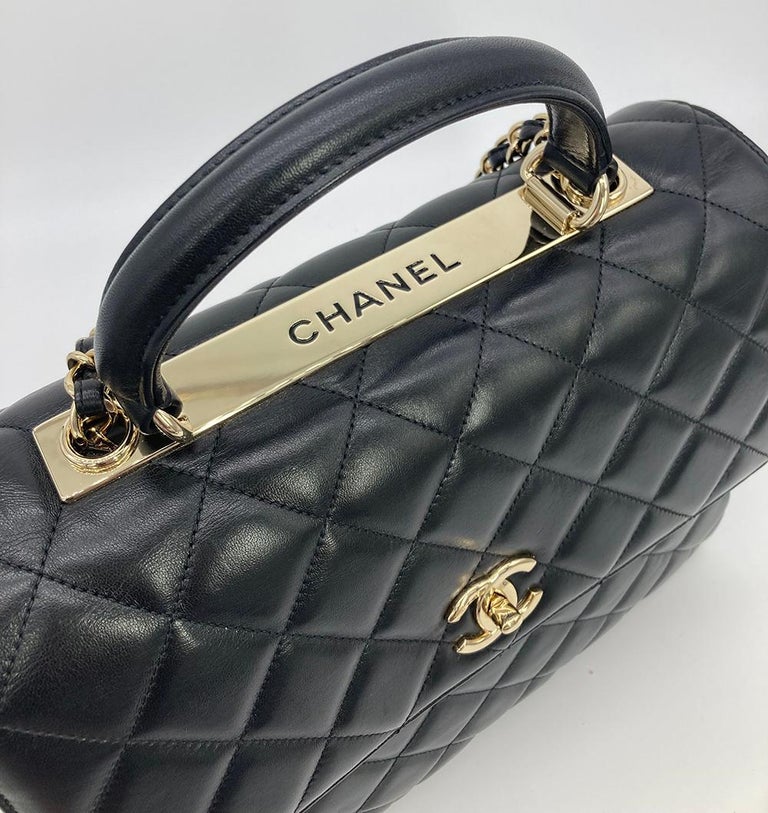 Chanel Trendy CC Top Handle Bag For Sale at 1stDibs